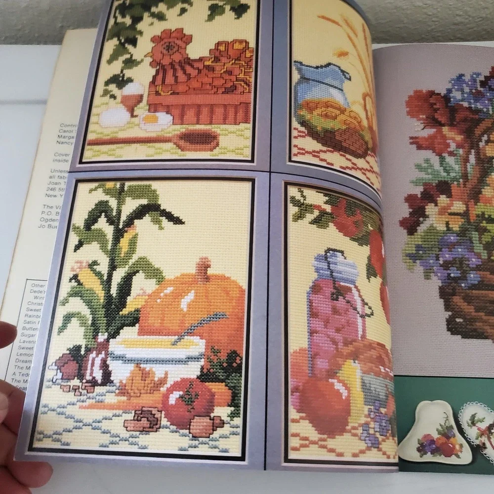 An Early Country Morning Cross Stitch Pattern Book Vanessa-Ann Collection VAC 17